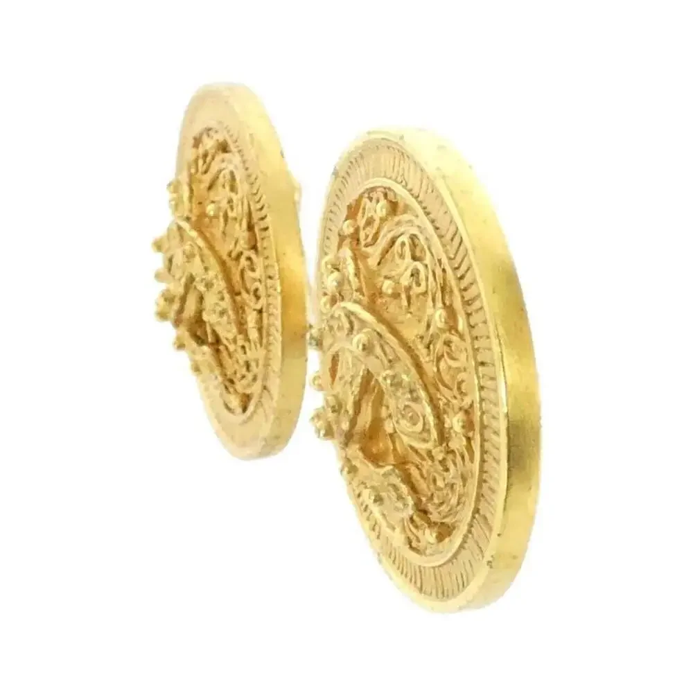 CHANEL Gold Earrings